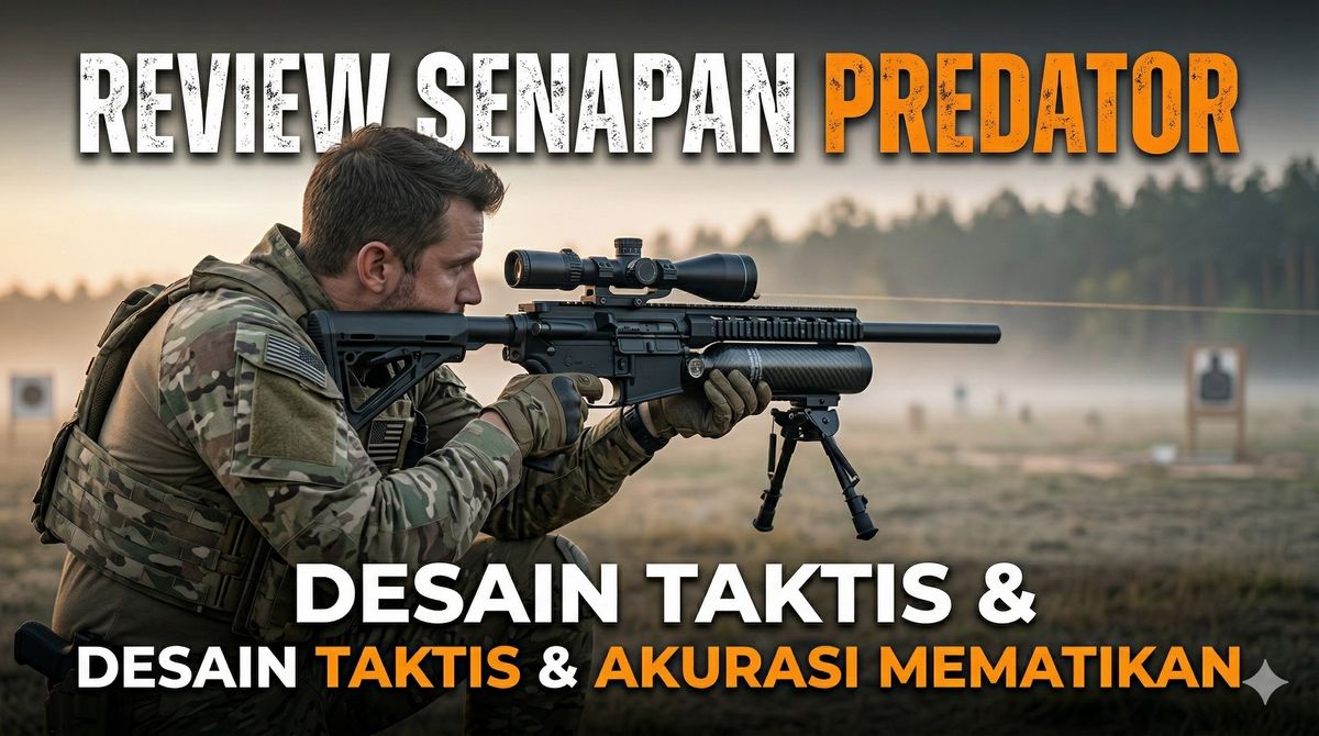 Review Senapan Predator: Desain Taktis dengan Akurasi Mematikan